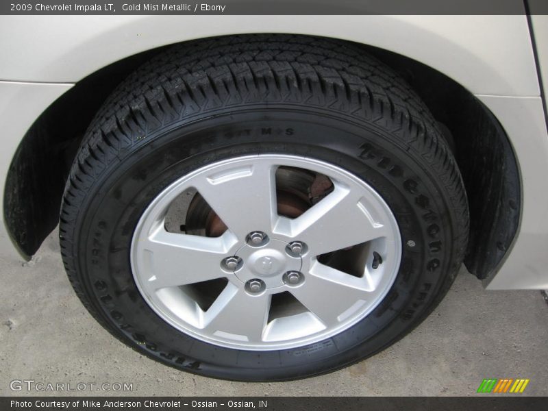 Gold Mist Metallic / Ebony 2009 Chevrolet Impala LT