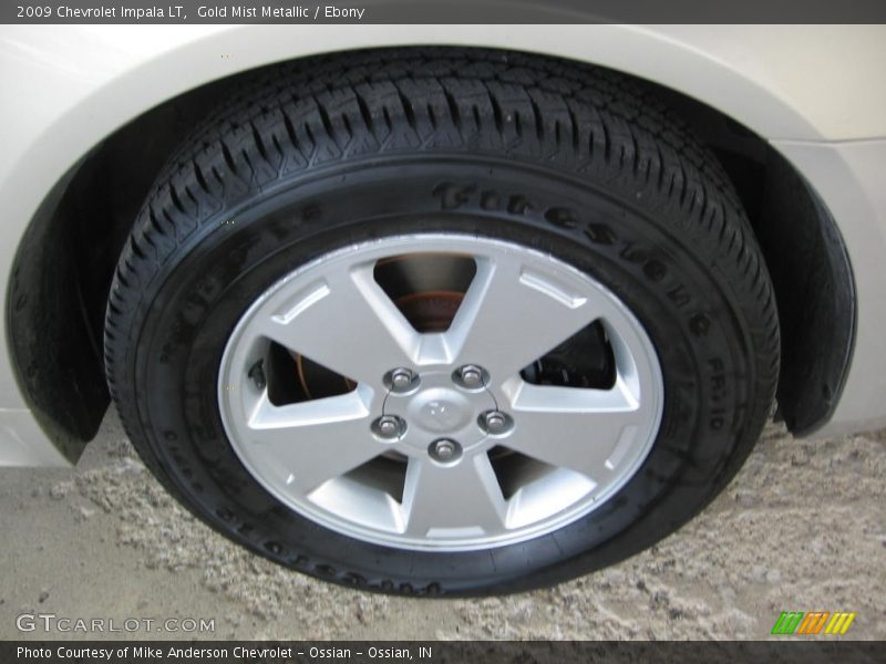 Gold Mist Metallic / Ebony 2009 Chevrolet Impala LT
