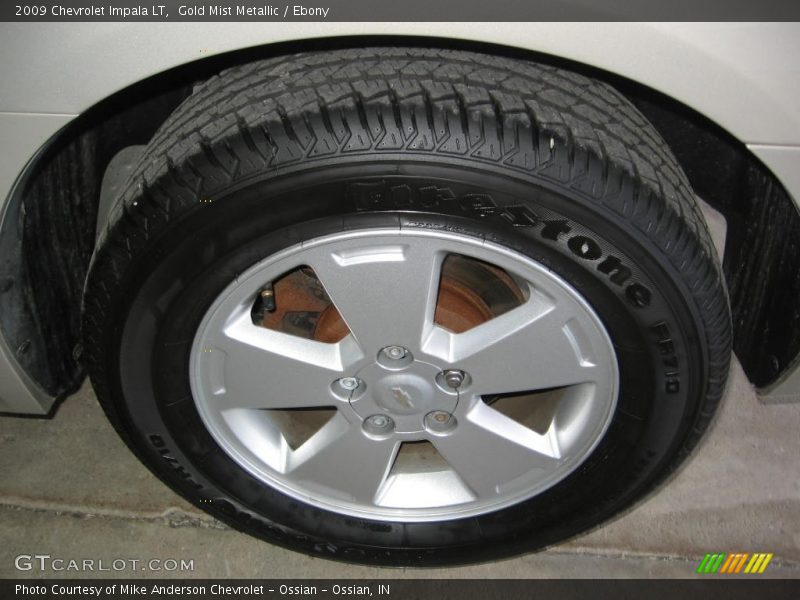 Gold Mist Metallic / Ebony 2009 Chevrolet Impala LT