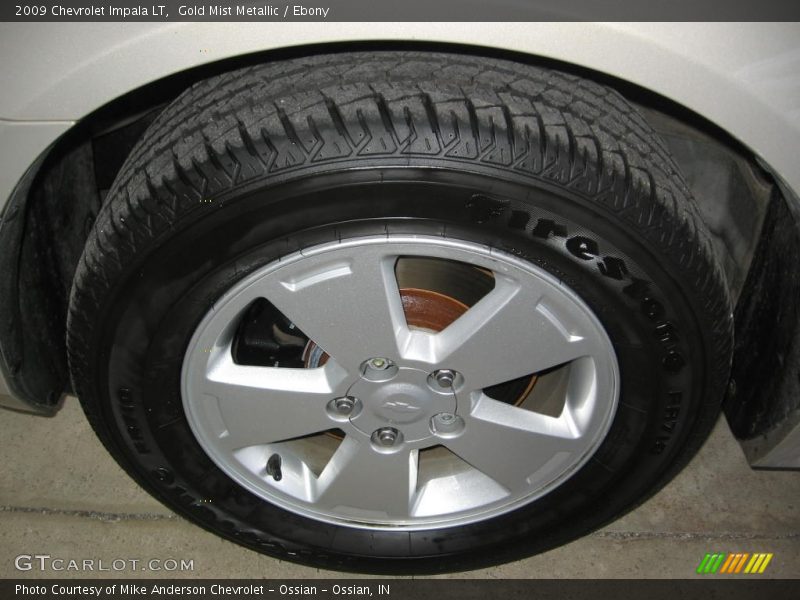 Gold Mist Metallic / Ebony 2009 Chevrolet Impala LT