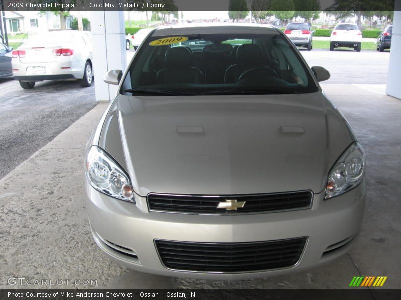 Gold Mist Metallic / Ebony 2009 Chevrolet Impala LT