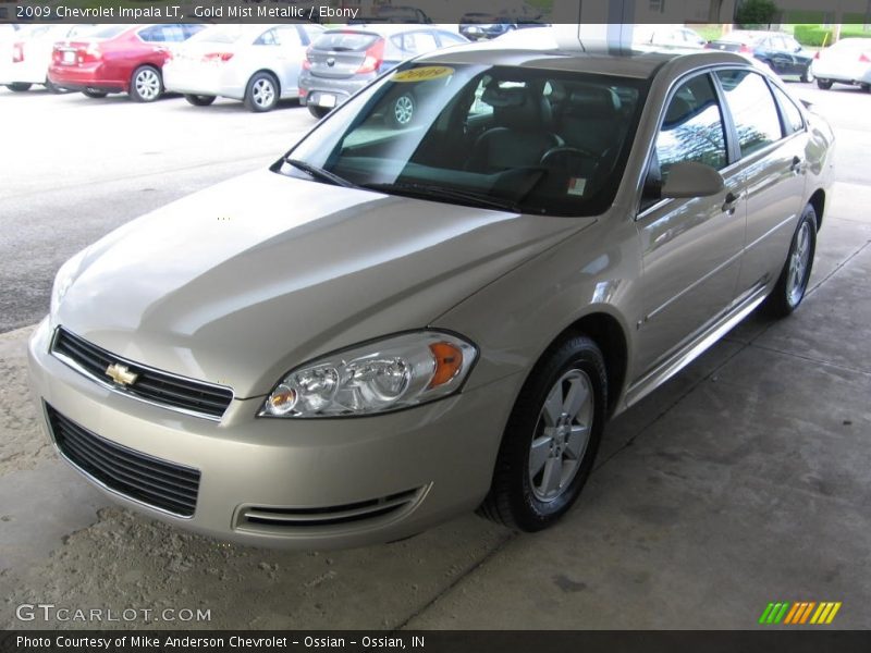 Gold Mist Metallic / Ebony 2009 Chevrolet Impala LT
