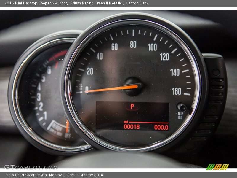 British Racing Green II Metallic / Carbon Black 2016 Mini Hardtop Cooper S 4 Door
