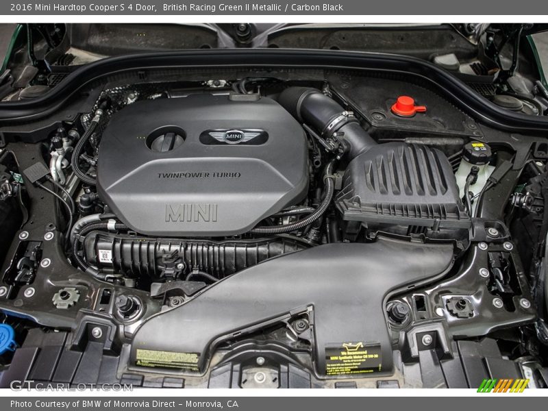 British Racing Green II Metallic / Carbon Black 2016 Mini Hardtop Cooper S 4 Door