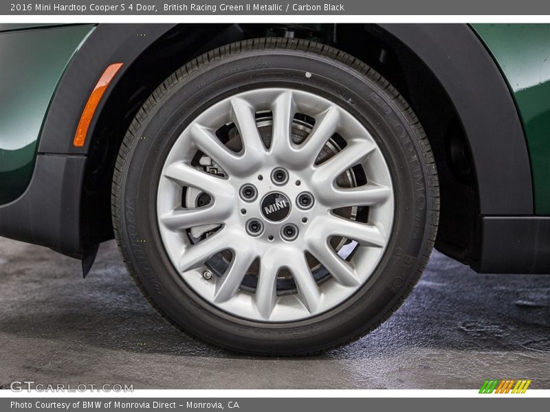 British Racing Green II Metallic / Carbon Black 2016 Mini Hardtop Cooper S 4 Door
