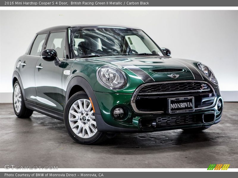 British Racing Green II Metallic / Carbon Black 2016 Mini Hardtop Cooper S 4 Door