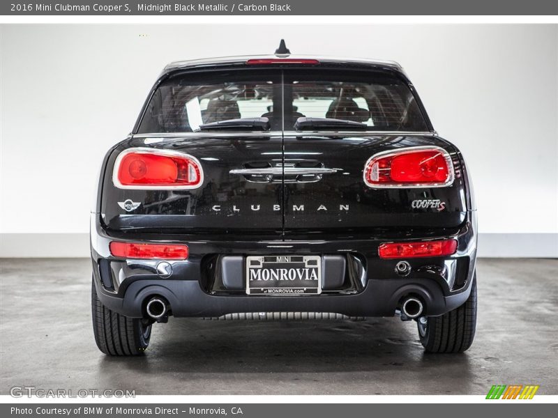 Midnight Black Metallic / Carbon Black 2016 Mini Clubman Cooper S