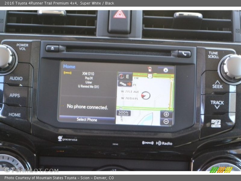 Super White / Black 2016 Toyota 4Runner Trail Premium 4x4