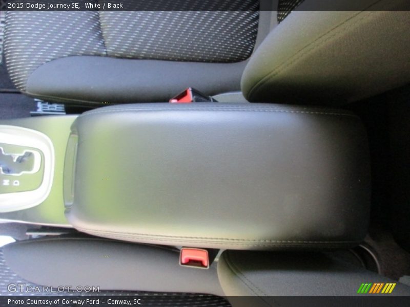 White / Black 2015 Dodge Journey SE
