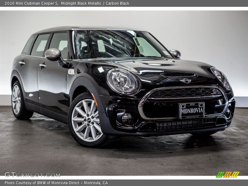 Midnight Black Metallic / Carbon Black 2016 Mini Clubman Cooper S
