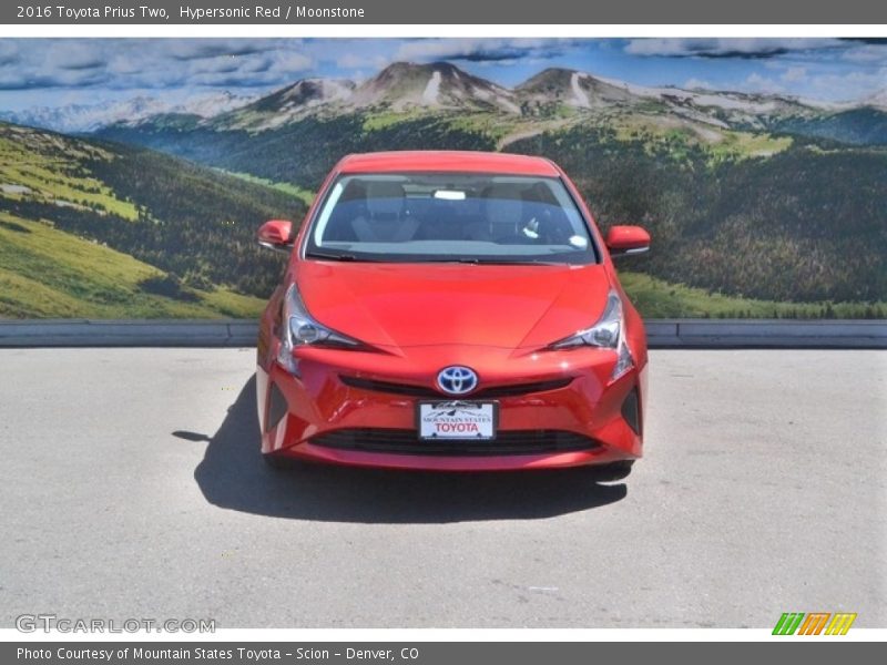 Hypersonic Red / Moonstone 2016 Toyota Prius Two