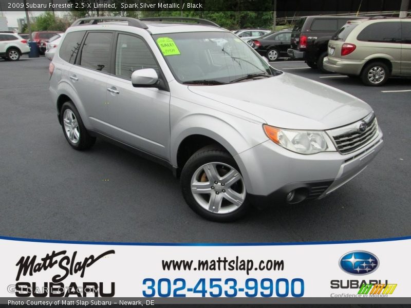 Spark Silver Metallic / Black 2009 Subaru Forester 2.5 X Limited