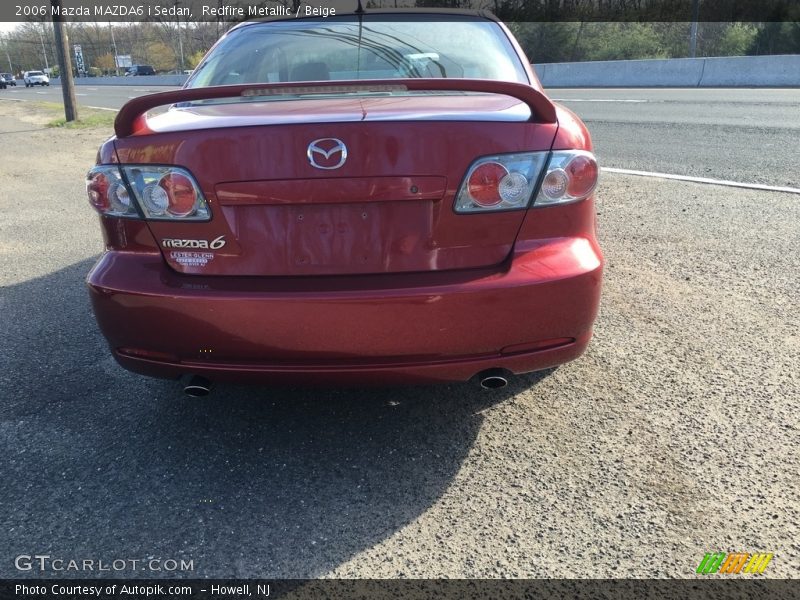 Redfire Metallic / Beige 2006 Mazda MAZDA6 i Sedan