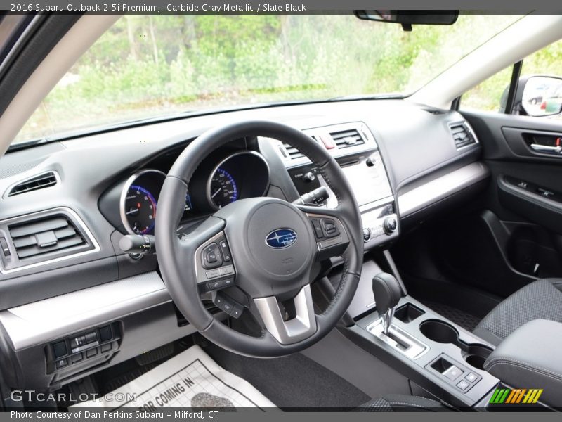 Carbide Gray Metallic / Slate Black 2016 Subaru Outback 2.5i Premium