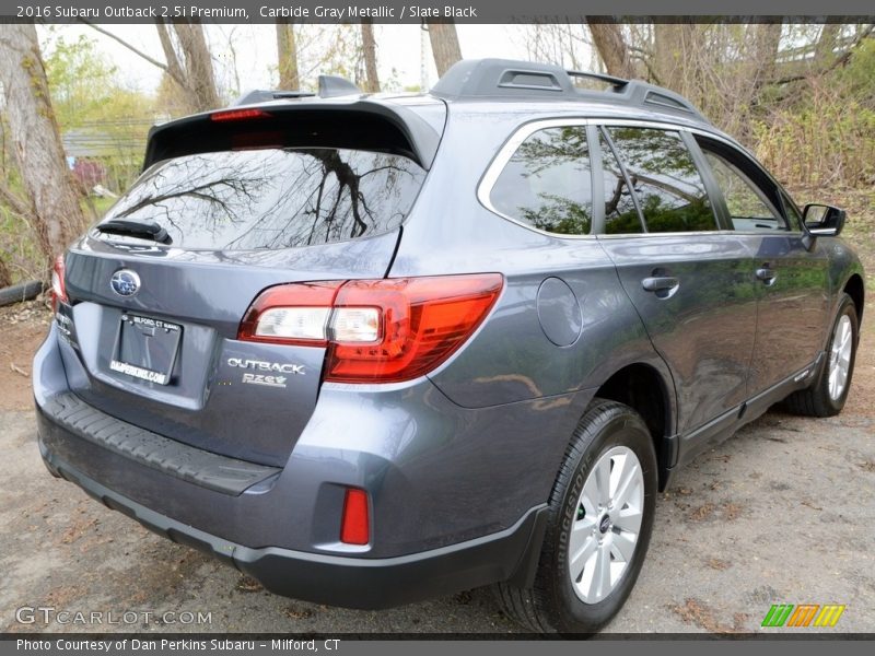 Carbide Gray Metallic / Slate Black 2016 Subaru Outback 2.5i Premium