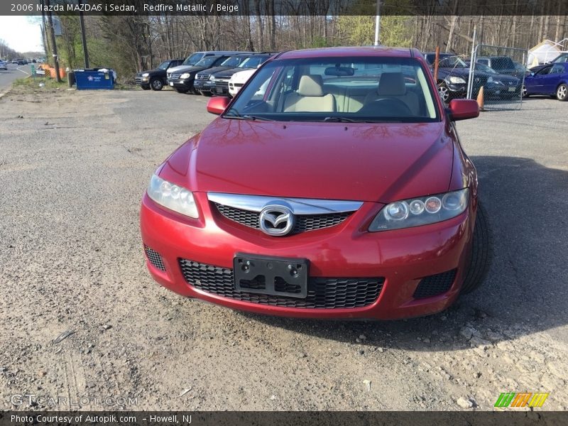 Redfire Metallic / Beige 2006 Mazda MAZDA6 i Sedan