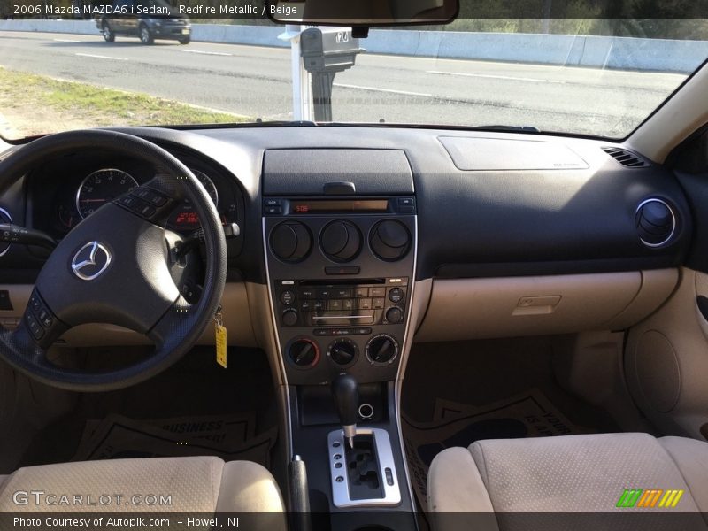 Redfire Metallic / Beige 2006 Mazda MAZDA6 i Sedan