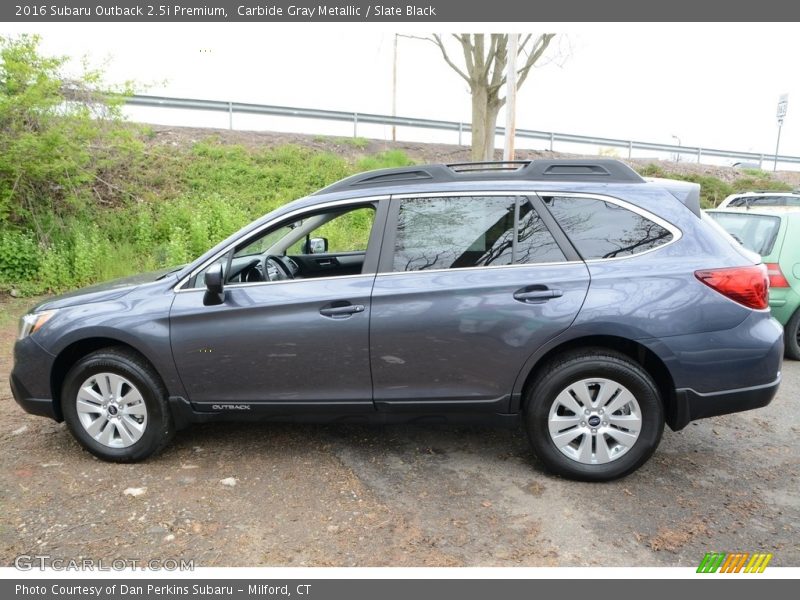 Carbide Gray Metallic / Slate Black 2016 Subaru Outback 2.5i Premium