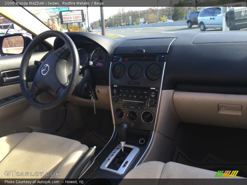 Redfire Metallic / Beige 2006 Mazda MAZDA6 i Sedan