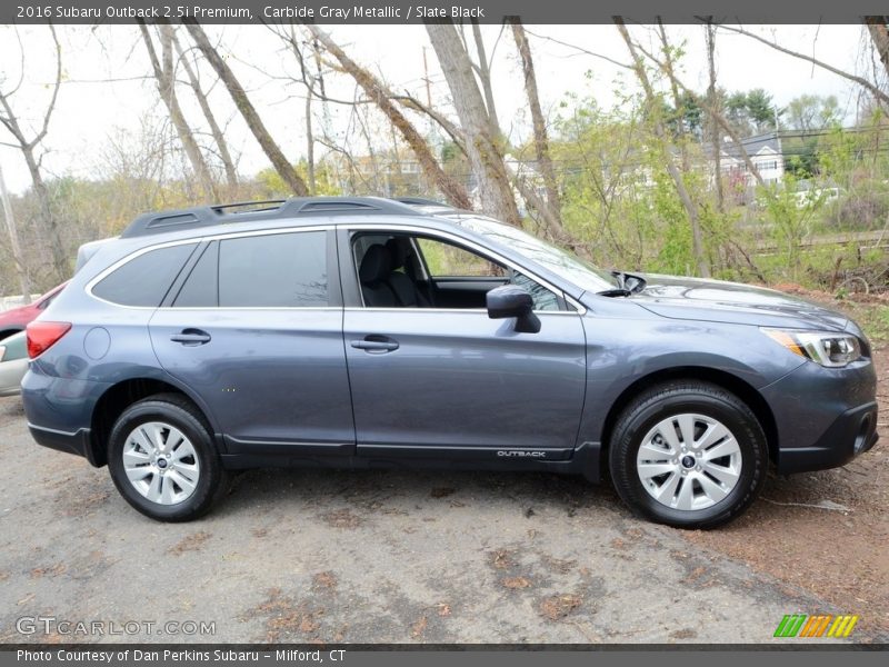 Carbide Gray Metallic / Slate Black 2016 Subaru Outback 2.5i Premium