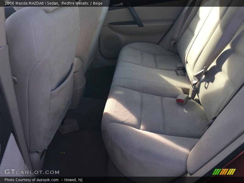 Redfire Metallic / Beige 2006 Mazda MAZDA6 i Sedan