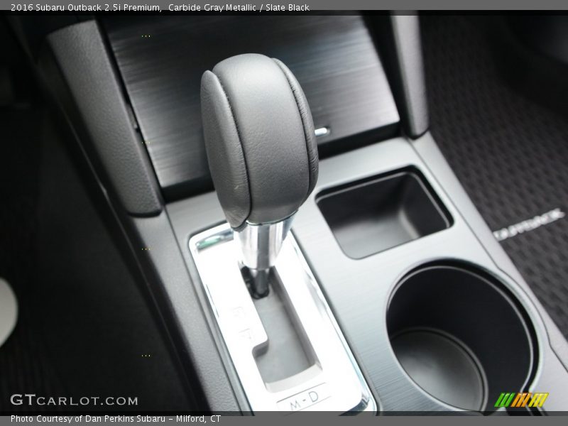 Carbide Gray Metallic / Slate Black 2016 Subaru Outback 2.5i Premium