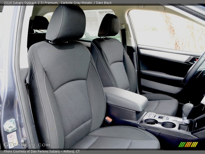 Carbide Gray Metallic / Slate Black 2016 Subaru Outback 2.5i Premium