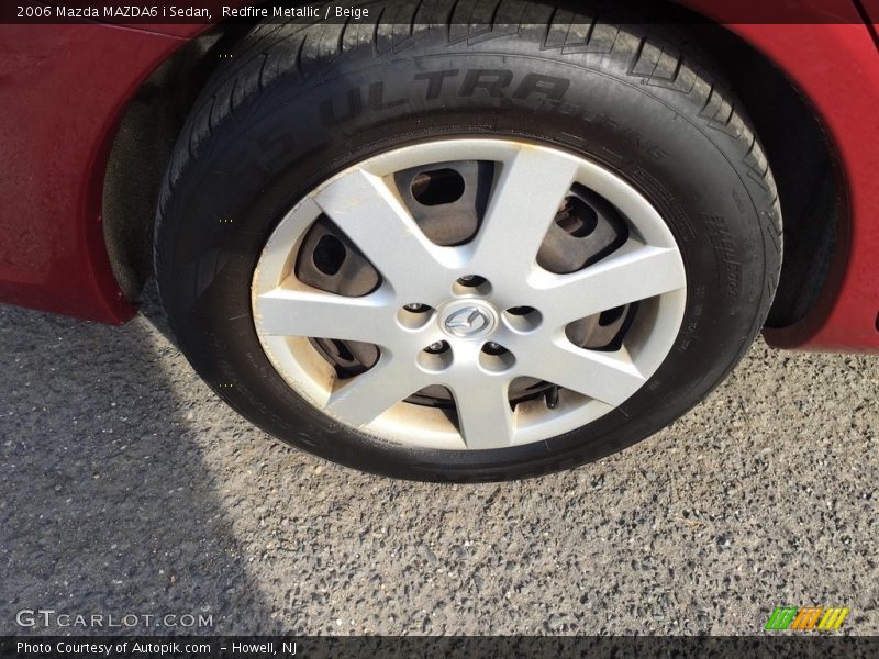 Redfire Metallic / Beige 2006 Mazda MAZDA6 i Sedan
