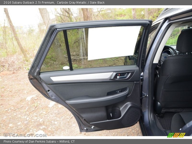 Carbide Gray Metallic / Slate Black 2016 Subaru Outback 2.5i Premium