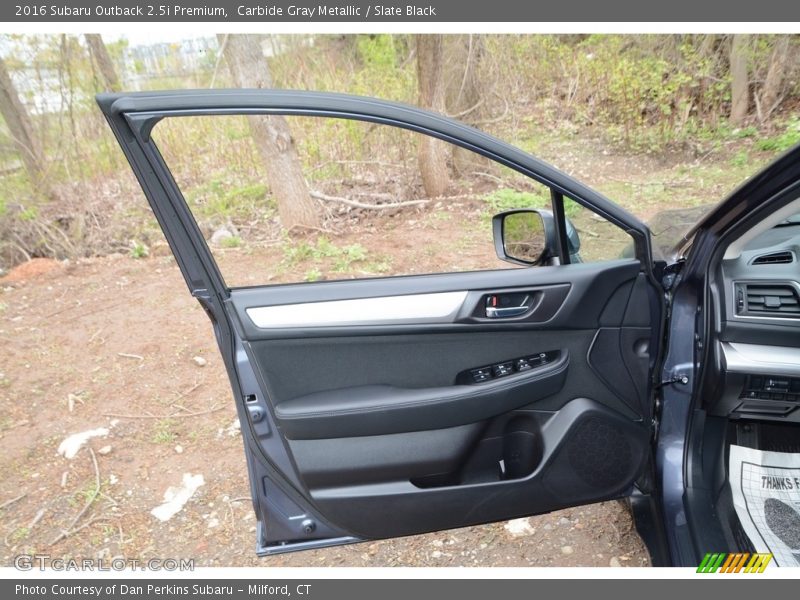 Carbide Gray Metallic / Slate Black 2016 Subaru Outback 2.5i Premium