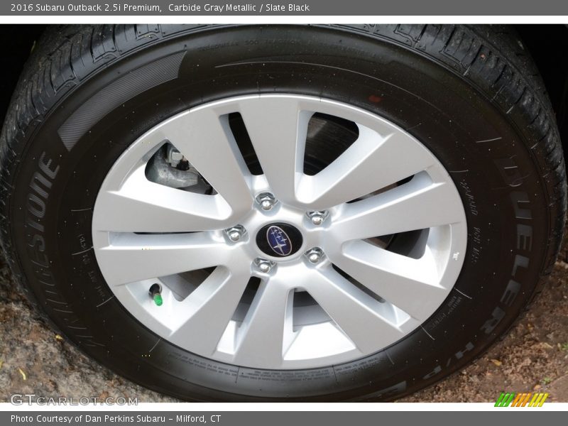 Carbide Gray Metallic / Slate Black 2016 Subaru Outback 2.5i Premium