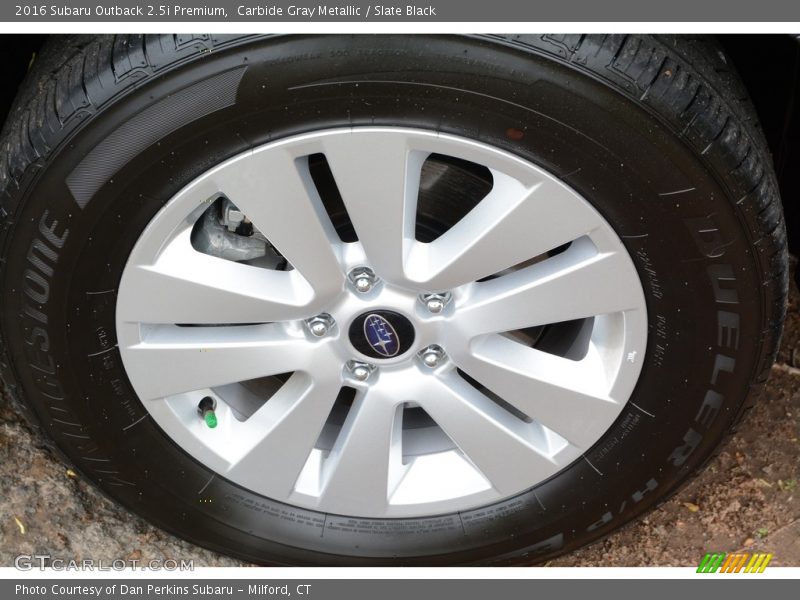Carbide Gray Metallic / Slate Black 2016 Subaru Outback 2.5i Premium