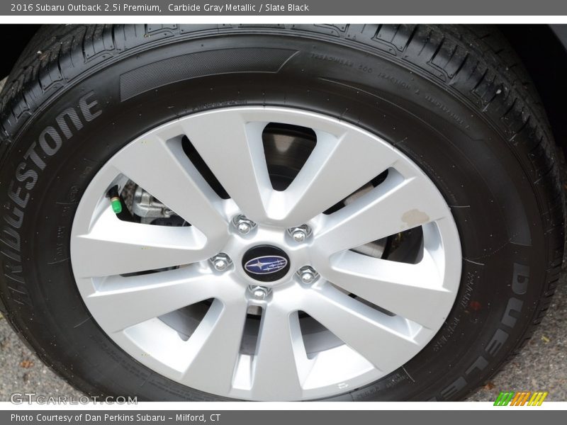 Carbide Gray Metallic / Slate Black 2016 Subaru Outback 2.5i Premium