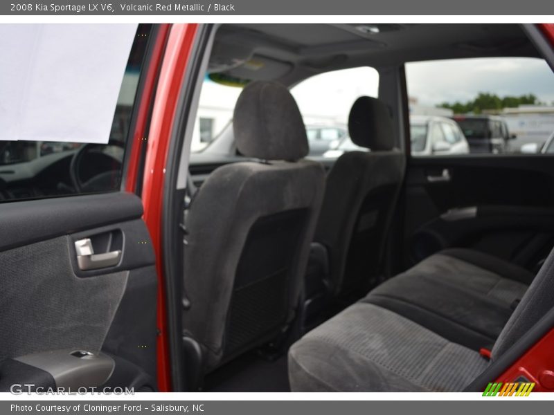 Volcanic Red Metallic / Black 2008 Kia Sportage LX V6
