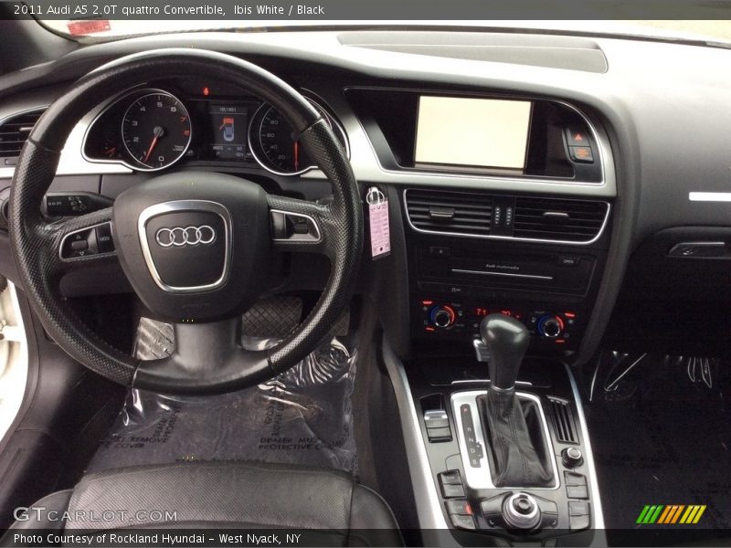 Ibis White / Black 2011 Audi A5 2.0T quattro Convertible