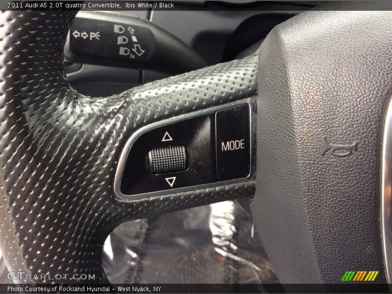 Ibis White / Black 2011 Audi A5 2.0T quattro Convertible