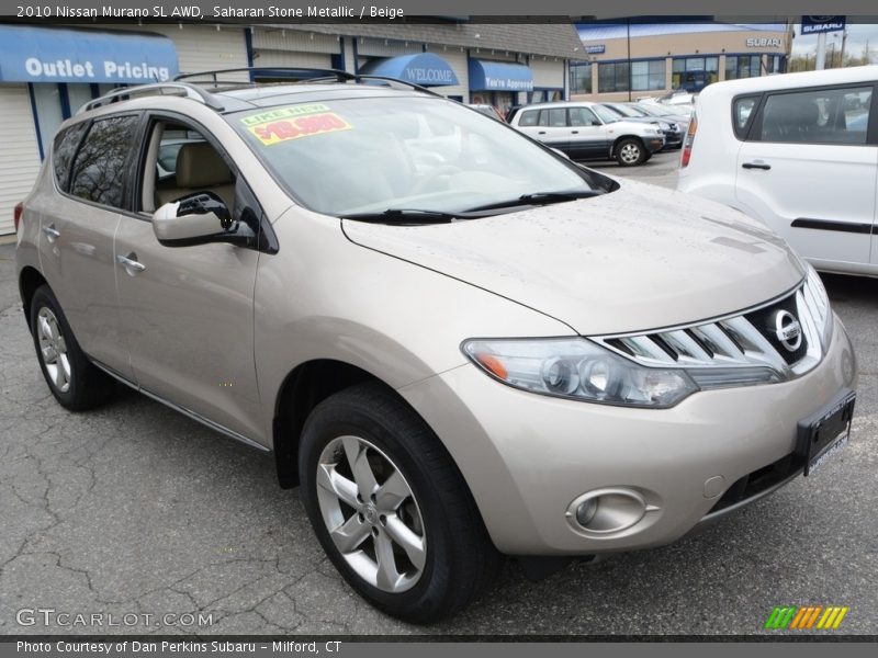 Saharan Stone Metallic / Beige 2010 Nissan Murano SL AWD