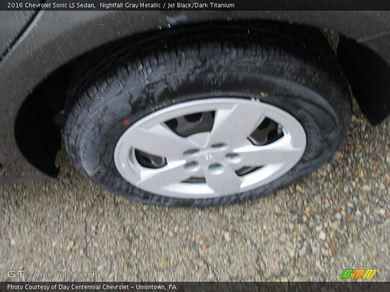 Nightfall Gray Metallic / Jet Black/Dark Titanium 2016 Chevrolet Sonic LS Sedan