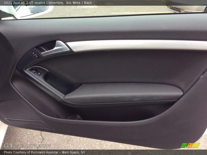 Ibis White / Black 2011 Audi A5 2.0T quattro Convertible