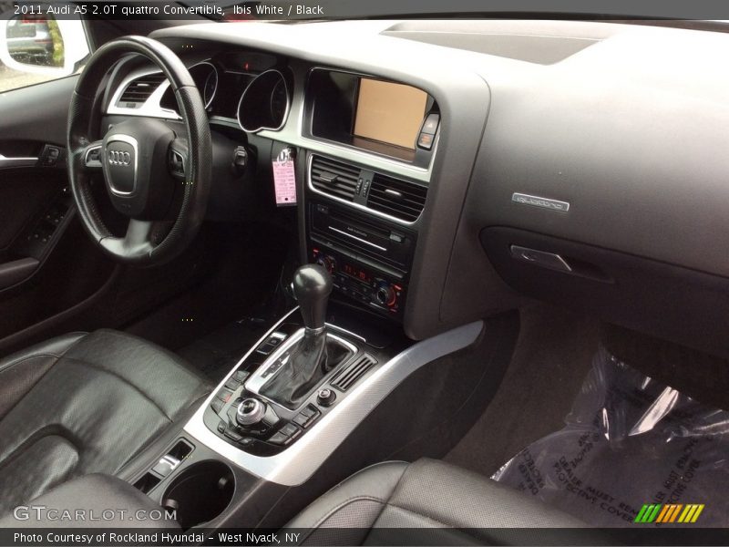 Ibis White / Black 2011 Audi A5 2.0T quattro Convertible