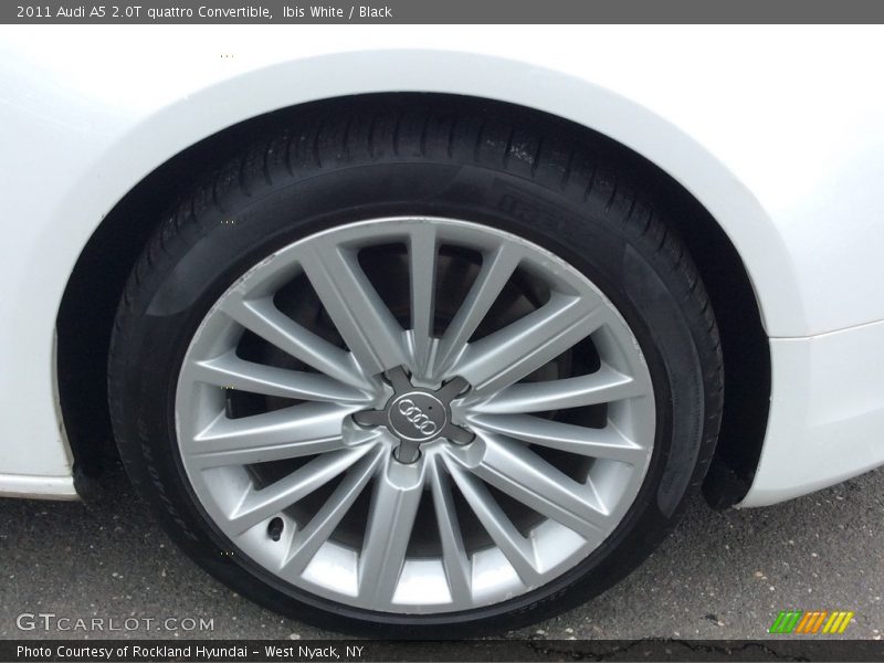 Ibis White / Black 2011 Audi A5 2.0T quattro Convertible