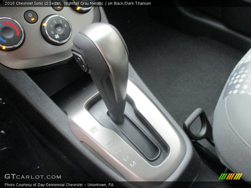 Nightfall Gray Metallic / Jet Black/Dark Titanium 2016 Chevrolet Sonic LS Sedan