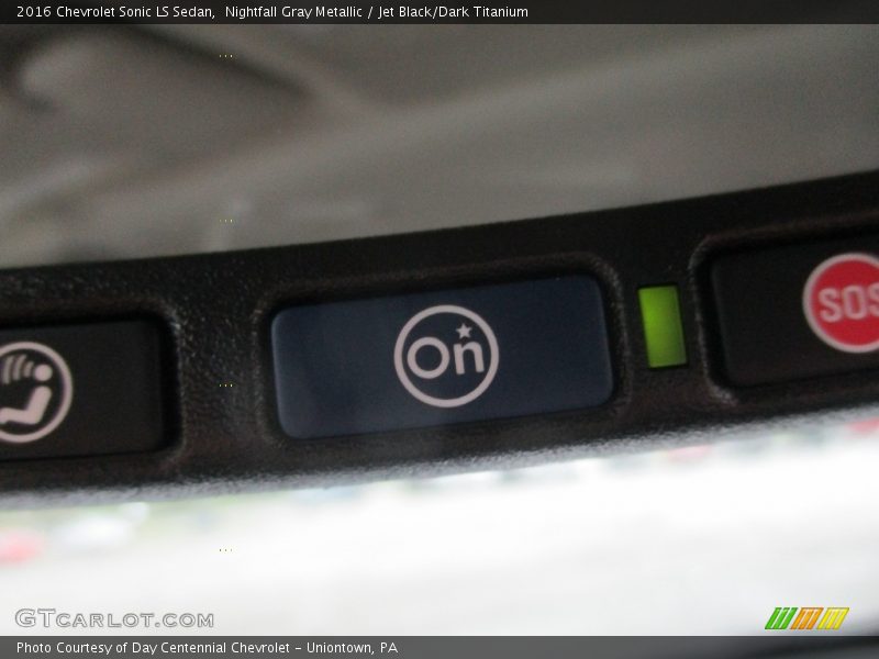 Nightfall Gray Metallic / Jet Black/Dark Titanium 2016 Chevrolet Sonic LS Sedan