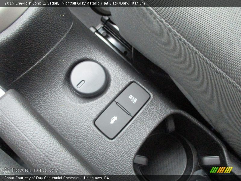 Nightfall Gray Metallic / Jet Black/Dark Titanium 2016 Chevrolet Sonic LS Sedan