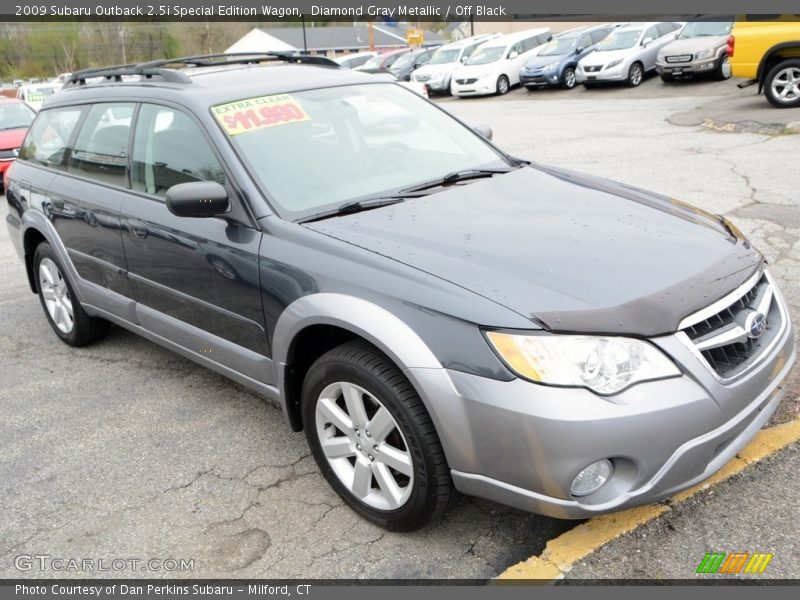 Diamond Gray Metallic / Off Black 2009 Subaru Outback 2.5i Special Edition Wagon