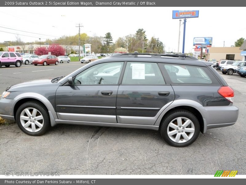 Diamond Gray Metallic / Off Black 2009 Subaru Outback 2.5i Special Edition Wagon