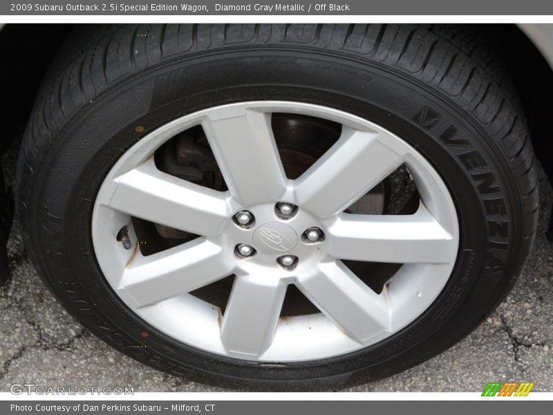 Diamond Gray Metallic / Off Black 2009 Subaru Outback 2.5i Special Edition Wagon
