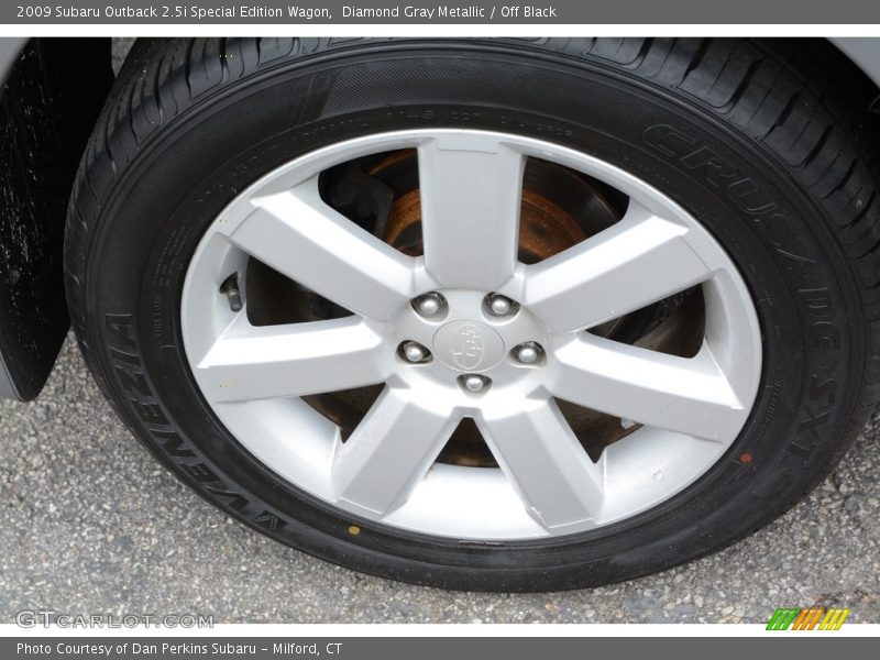 Diamond Gray Metallic / Off Black 2009 Subaru Outback 2.5i Special Edition Wagon