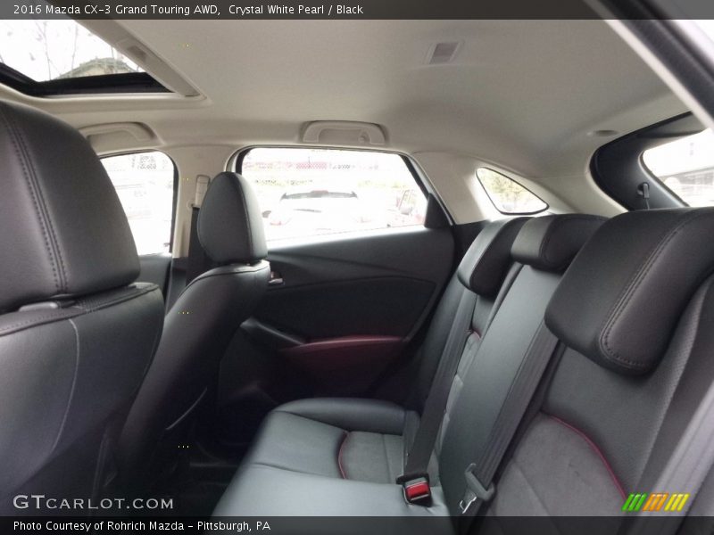 Crystal White Pearl / Black 2016 Mazda CX-3 Grand Touring AWD