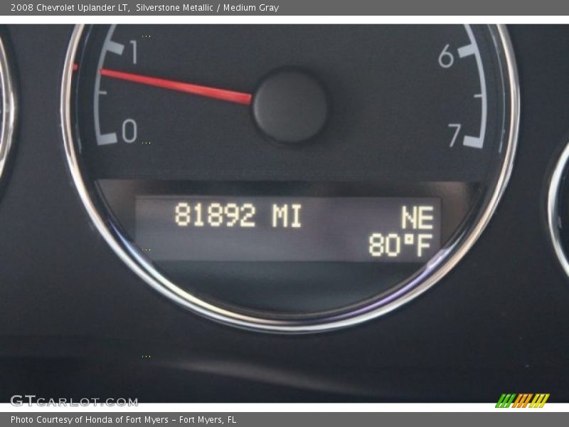 Silverstone Metallic / Medium Gray 2008 Chevrolet Uplander LT